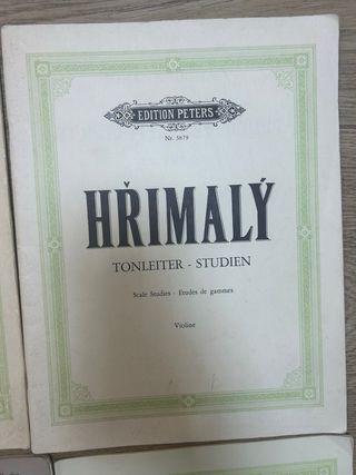 Libro de Violín Conservatorio, 8€/u