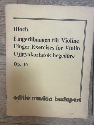 Libro de Violín Conservatorio, 8€/u