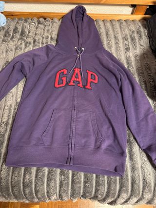 Sudadera Gap morada con Cremallera