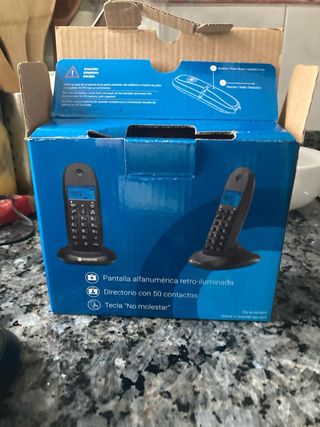 Teléfono Inalámbrico Motorola Negro