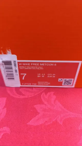 NIKE METCON 6 T38
