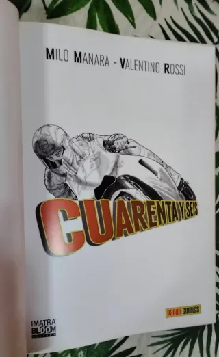 Cuarenta Y Seis 46 Valentino Rossi. Milo Manara.