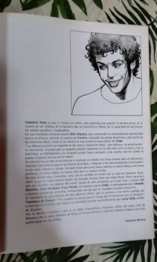 Cuarenta Y Seis 46 Valentino Rossi. Milo Manara.