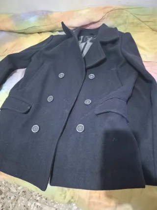 Cappottino nero doppio petto