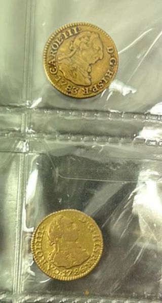 Moneda Oro 1/2 Escudo Carlos III 1783