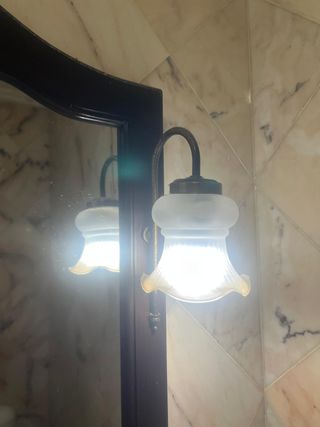 Conjunto Mueble Baño Madera Maciza mas accesorios