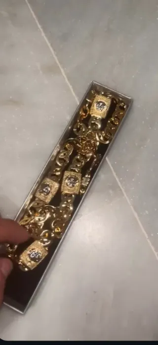 Cadena Versace Bañada en Oro 18k