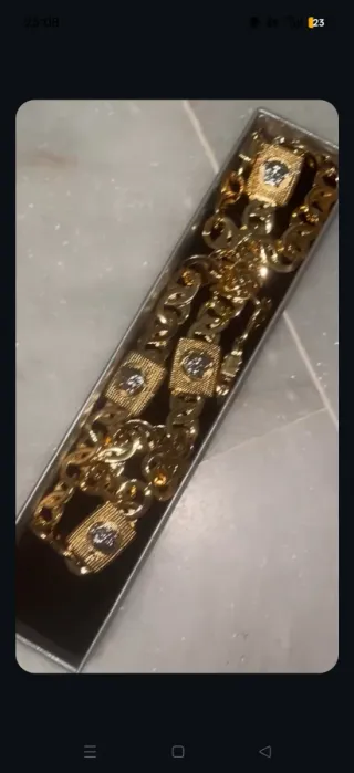 Cadena Versace Bañada en Oro 18k