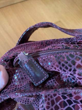 Borsa a spalla stampa pitone