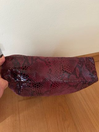 Borsa a spalla stampa pitone