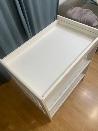 Mueble Cambiador IKEA blanco modelo Gulliver
