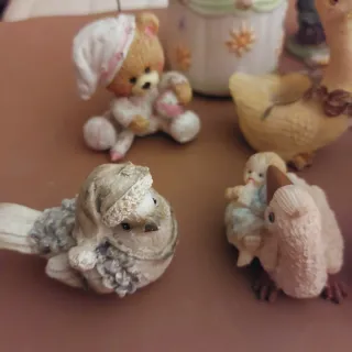 Lote 14 Figuras Vintage Cerámica Porcelana