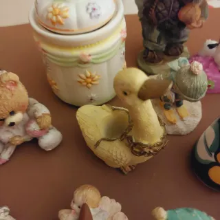 Lote 14 Figuras Vintage Cerámica Porcelana