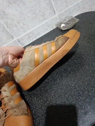 Zapatillas Adidas Superstar Marrones Talla 45 46