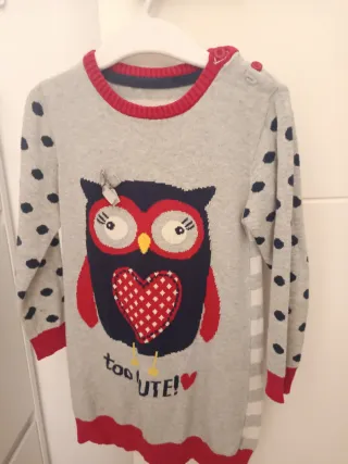 Vestido Jersey Infantil Niña 3 Años