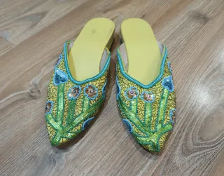 Zapatos planos con lentejuelas