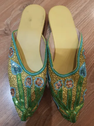 Zapatos planos con lentejuelas