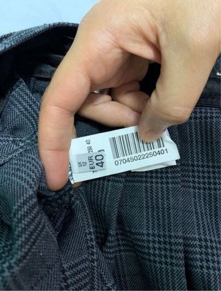 Minifalda de cuadros con cinturón