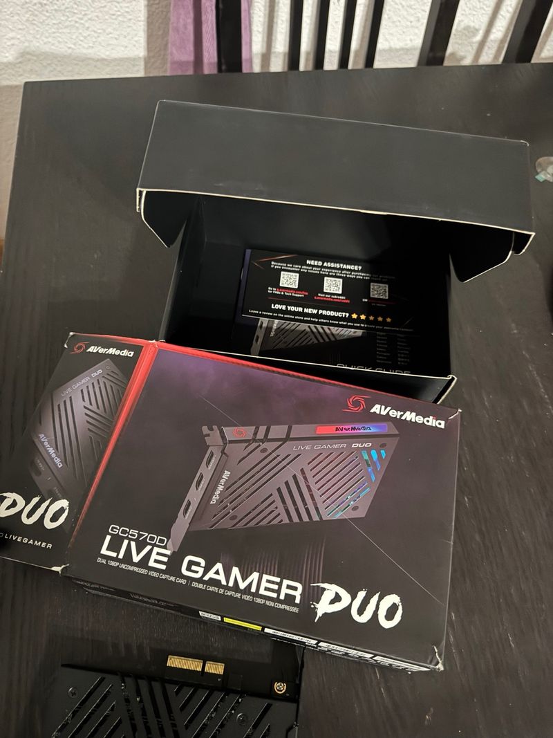 Carte De Capture Avermedia Live Gamer Duo GC570D - 2 Entrées HDMI 1080p