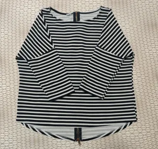 Jersey rayas cremallera