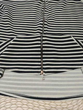 Jersey rayas cremallera