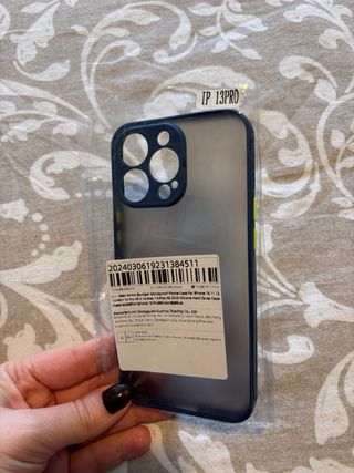 Funda iPhone 13 Pro Azul/Amarillo Flúor