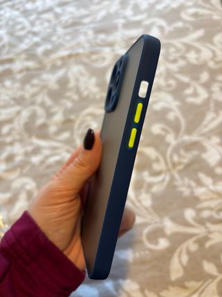 Funda iPhone 13 Pro Azul/Amarillo Flúor