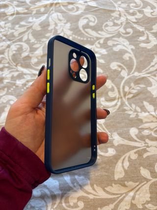 Funda iPhone 13 Pro Azul/Amarillo Flúor