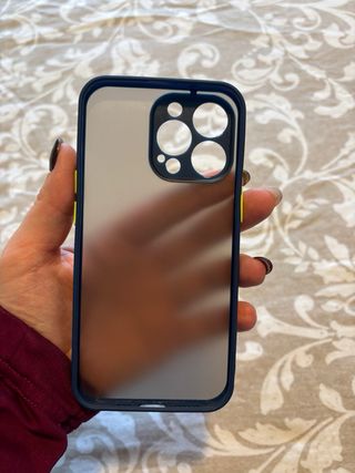 Funda iPhone 13 Pro Azul/Amarillo Flúor