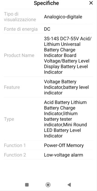 Voltometro Digitale Smart Battery Monitor.