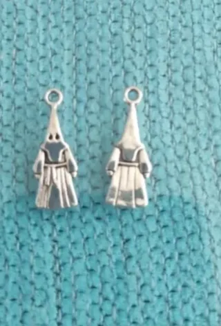 Lote 20 Abalorios Nazareno Plateado