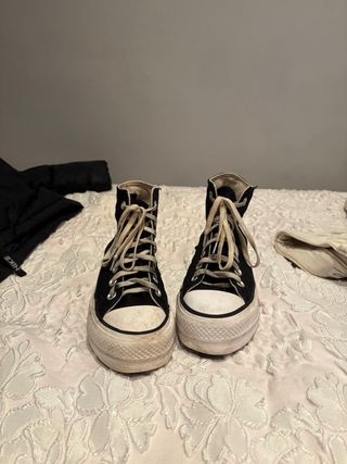 Zapatillas Converse Negras Plataforma