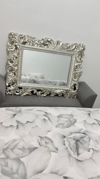 Espejo Vintage Plateado