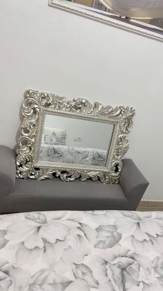 Espejo Vintage Plateado