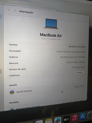 MacBook Air 13 125 GB Oro Rosa