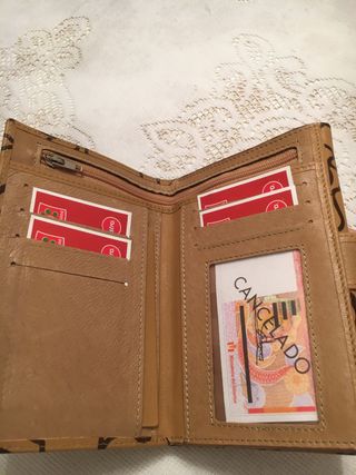 Monedero ositos lBeige/Marrón Nuevo
