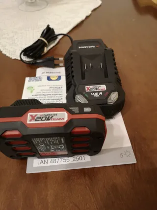 Batteria+Caricatore 4,5Ah Nuovi Garanzia Parkside