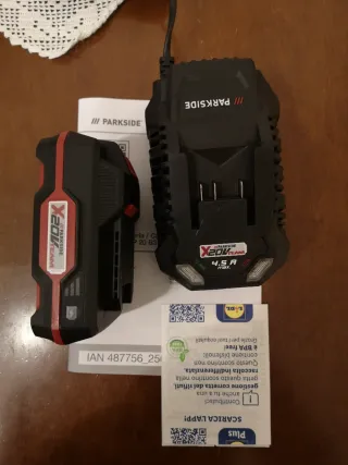 Batteria+Caricatore 4,5Ah Nuovi Garanzia Parkside