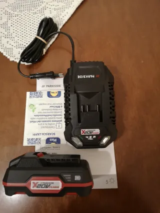 Batteria+Caricatore 4,5Ah Nuovi Garanzia Parkside