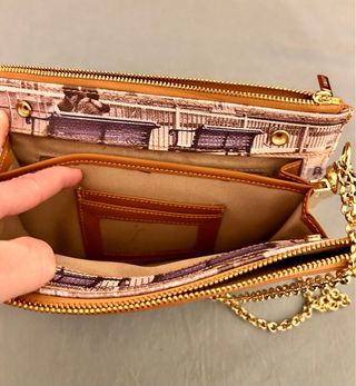 Borsa clutch YNOT? piccola con catena