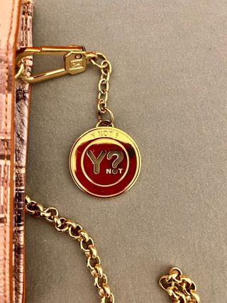 Borsa clutch YNOT? piccola con catena