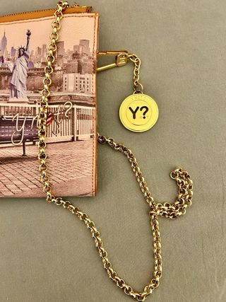 Borsa clutch YNOT? piccola con catena
