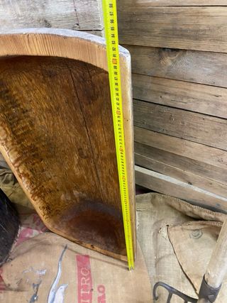 Artesa antigua madera maciza siglo XIX