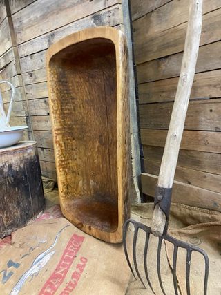 Artesa antigua madera maciza siglo XIX