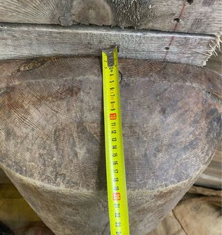 Artesa antigua madera maciza siglo XIX