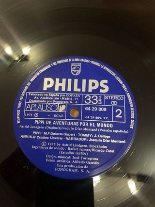 Vinilo Pippi Calzaslargas de Aventuras