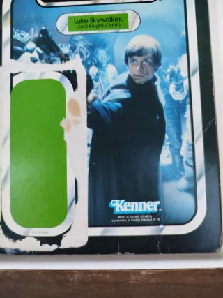Star Wars Luke Skywalker Jedi Cardback Kenner