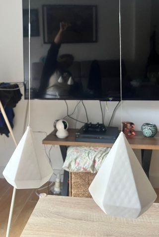 Pack 2 Macetas Colgantes Geométricas