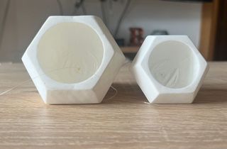 Pack 2 Macetas Colgantes Geométricas