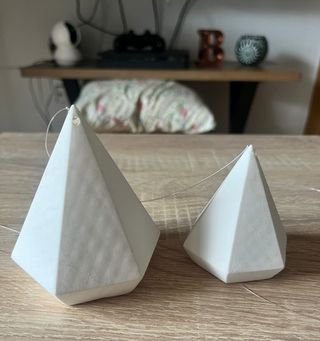 Pack 2 Macetas Colgantes Geométricas